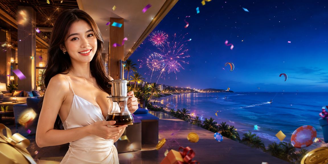 Người dùng tại Mũi Né xem kèo thể thao và kiểm tra ưu đãi hoàn cược khi uống cà phê sáng